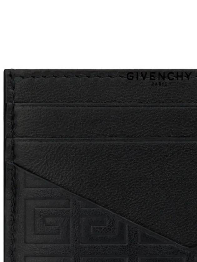 Logo 4G Monogram Card Wallet Black - GIVENCHY - BALAAN 6