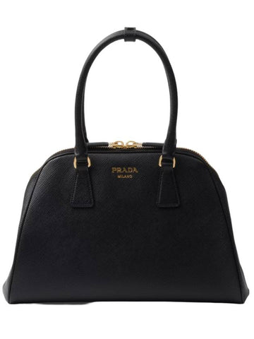 Medium Saffiano Leather Black - PRADA - BALAAN 1