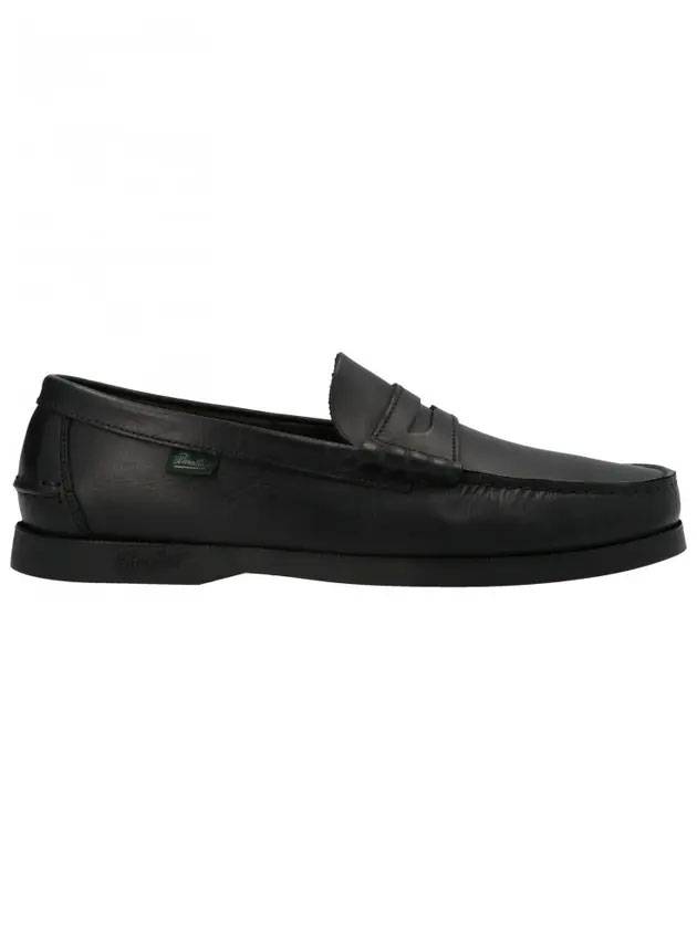 Coraux Leather Loafers Black - PARABOOT - BALAAN 1