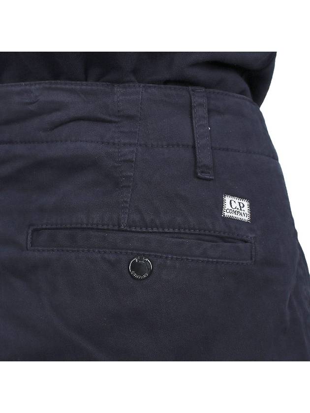 Stretch Sateen Ergonomic Lens Cargo Straight Pants Navy - CP COMPANY - BALAAN 10