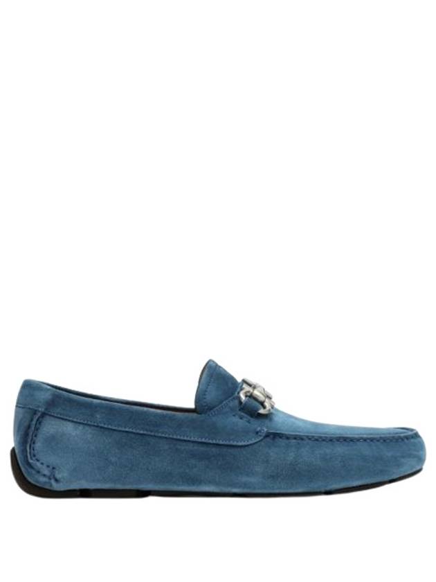 Salvatore Gancini Ornament Driving Shoes Blue - SALVATORE FERRAGAMO - BALAAN.