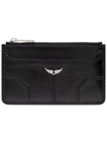 Zadig & Voltaire Leather Wallet, Women's, Black - ZADIG & VOLTAIRE - BALAAN 1