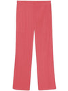 MC February Pleated Straight Pants Pink - ISSEY MIYAKE - BALAAN 1