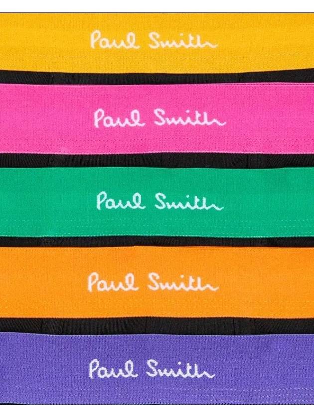 Paul Smith Set Logo Cotton Blend Boxer Briefs Drawn Black - PAUL SMITH - BALAAN 5