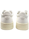 Medalist Goatskin Low Top Sneakers White - AUTRY - BALAAN 5