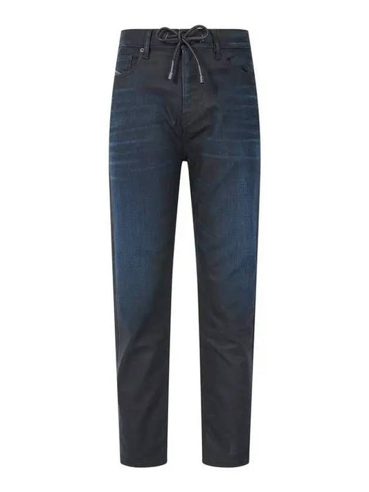 Drawstring Carat Coated Jogged Jeans D VIDER Dark Indigo - DIESEL - BALAAN 1