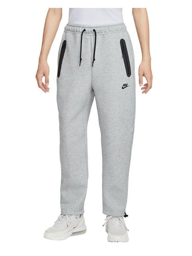 Tech Fleece Open Hem Track Pants Grey - NIKE - BALAAN 1