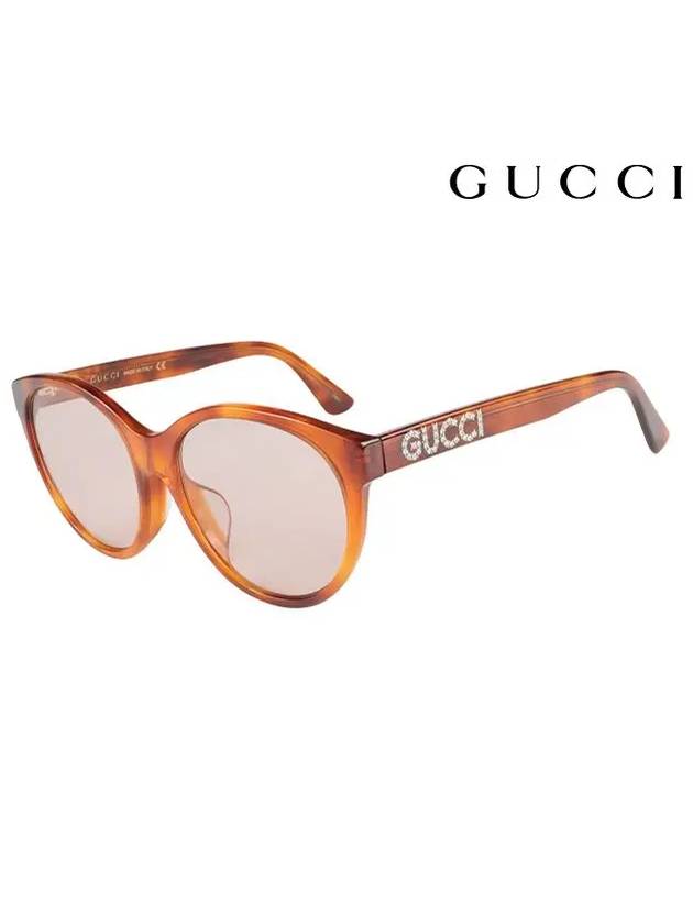 Eyewear Oval Sunglasses Pink - GUCCI - BALAAN 2