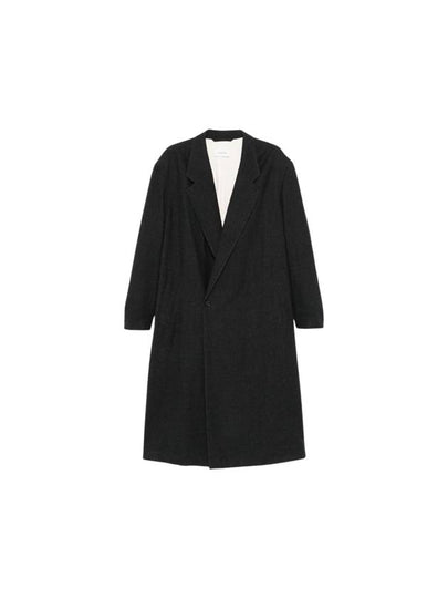 Double Breasted Maxi Single Coat Anthracite - LEMAIRE - BALAAN 2