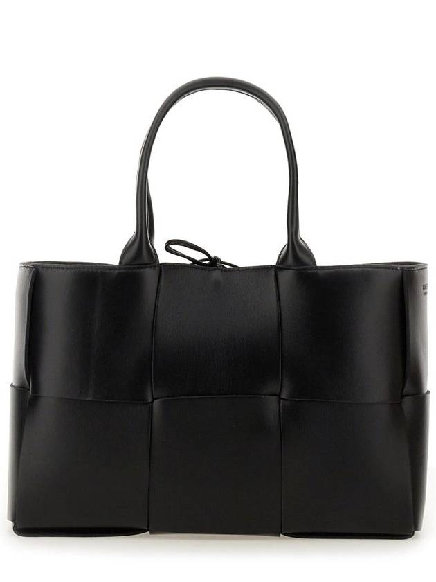 Arco Intrecciato Small Tote Bag Black - BOTTEGA VENETA - BALAAN 5