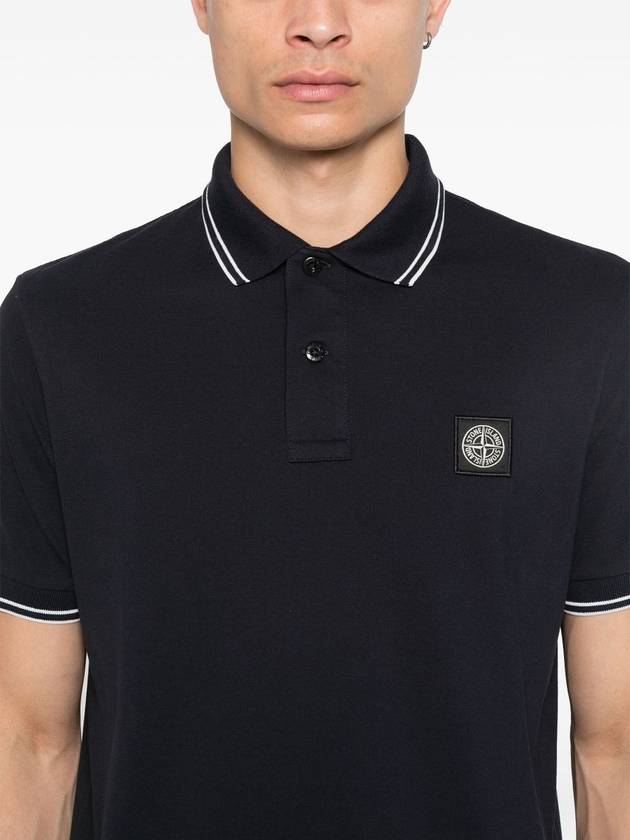 Stone Island T-shirts and Polos Blue - STONE ISLAND - BALAAN 5