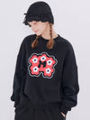 Flower Sweatshirt Black - METAPHER - BALAAN 3