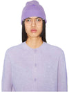 Face Crew Neck Cardigan Purple Melange FA WN KNIT000005 - ACNE STUDIOS - BALAAN 2