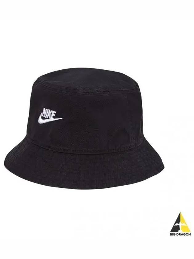 Apex Futura Washed Bucket Hat Black - NIKE - BALAAN 2