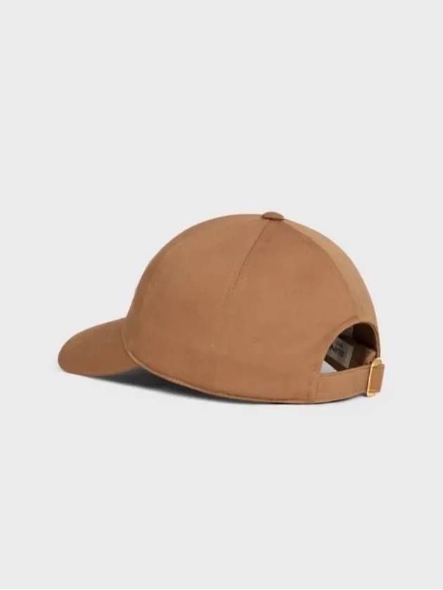 Triomphe Cotton Ball Cap Toffee - CELINE - BALAAN 3