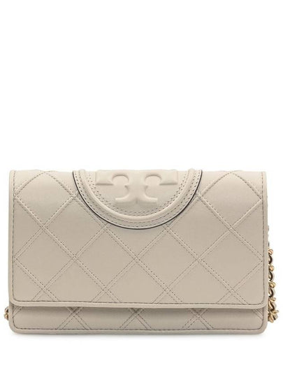 Women's Fleming Soft Chain Cross Bag Ivory - TORY BURCH - BALAAN 2