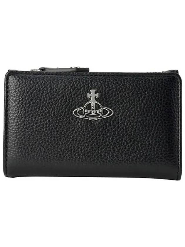 Slim Flat Card Wallet Black - VIVIENNE WESTWOOD - BALAAN 4