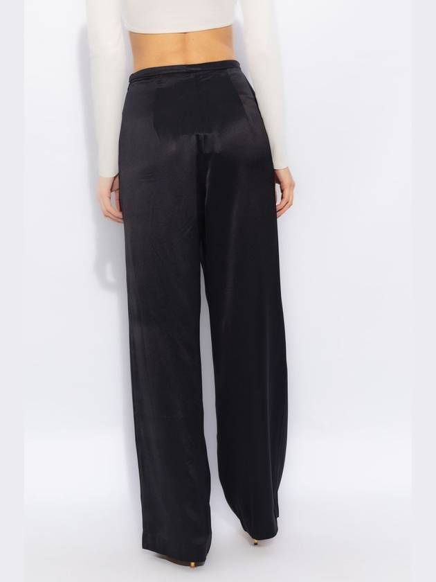 Cult Gaia ‘Tasha’ Satin Trousers, Women's, Black - CULT GAIA - BALAAN 4