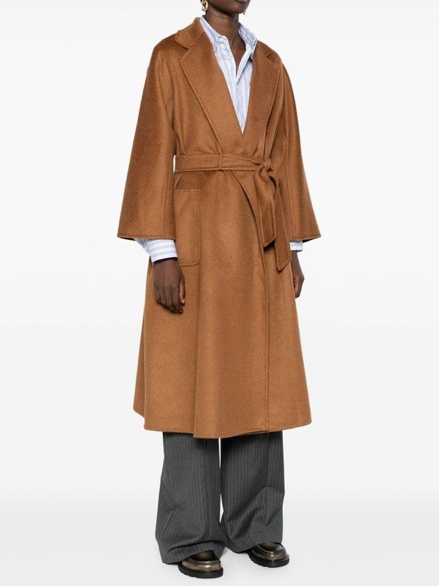 Ludmilla Belt Single Coat Tobacco - MAX MARA - BALAAN 4