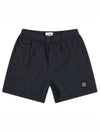 Men's Logo Patch Nylon Swim Shorts Charcoal - STONE ISLAND - BALAAN 2