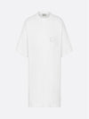 CD Icon Relaxed Fit Organic Cotton Short Sleeve T-Shirt White - DIOR - BALAAN 3