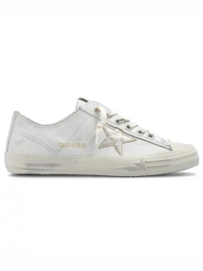 V-Star Leather Low Top Sneakers White - GOLDEN GOOSE - BALAAN 2