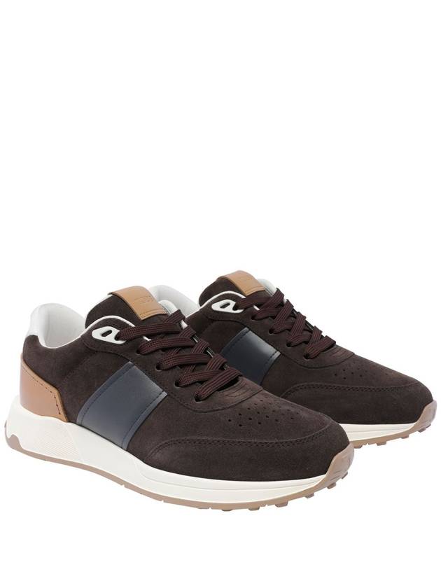 Tod'S Brown Leather Sneakers - TOD'S - BALAAN 5