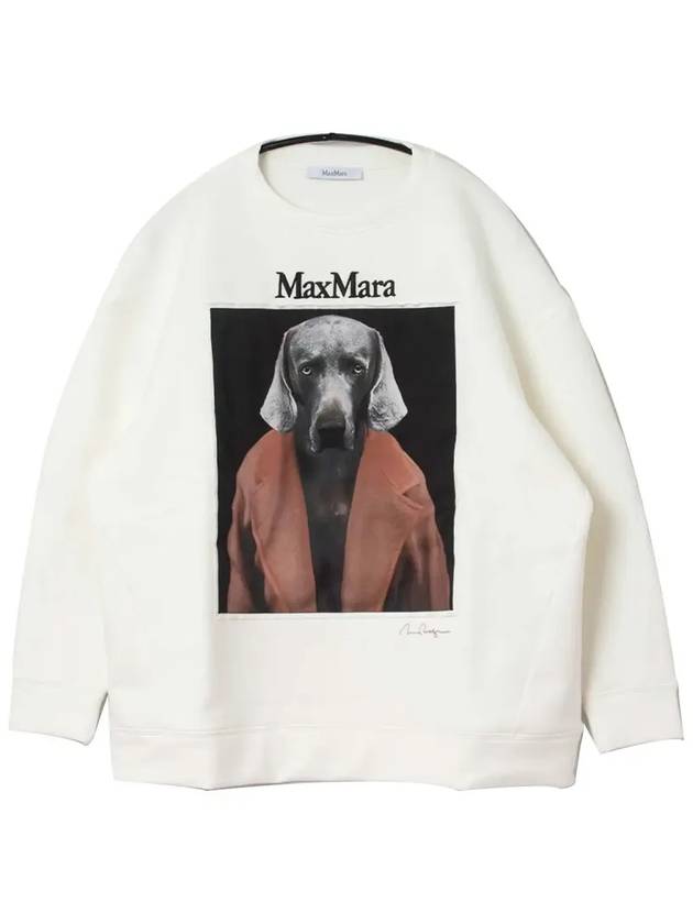 Dog printing women s sweatshirt 2421926011 004 - MAX MARA - BALAAN 2