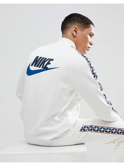 Sportswear Taped Poly Track Jacket Beige - NIKE - BALAAN 2