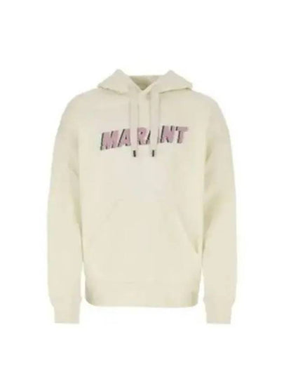 Miley Logo Cotton Hoodie Ivory - ISABEL MARANT - BALAAN 2