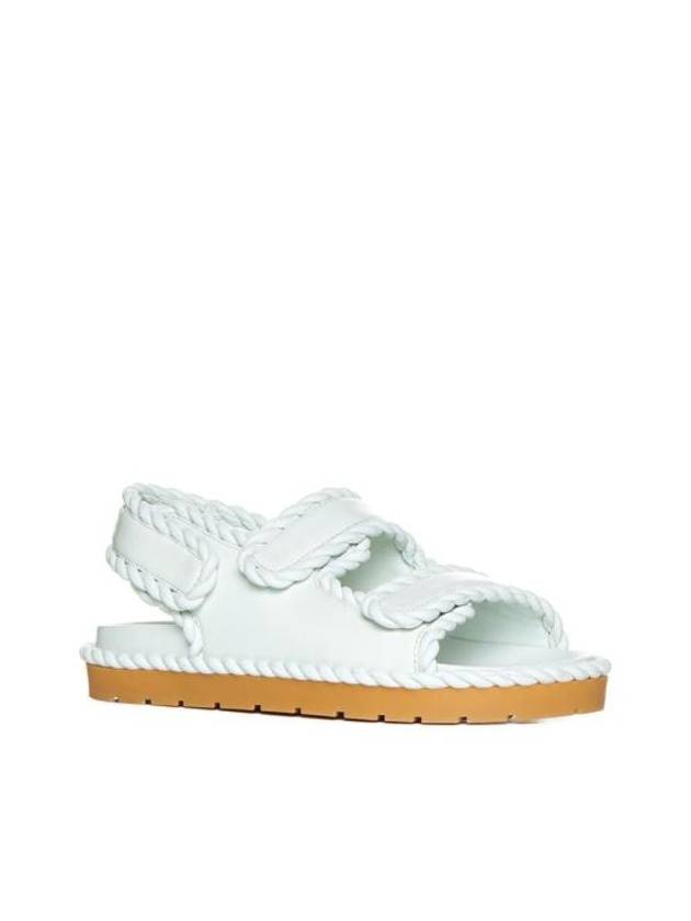 Jack Flat Sandals Glacier - BOTTEGA VENETA - BALAAN 3