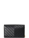 Cassandra Matelasse Chain Lambskin Shoulder Bag Black - SAINT LAURENT - BALAAN 4