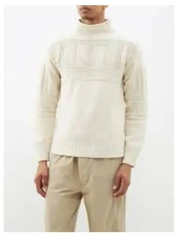 30 points anchor intarsia cotton linen sweater ivory - POLO RALPH LAUREN - BALAAN 1