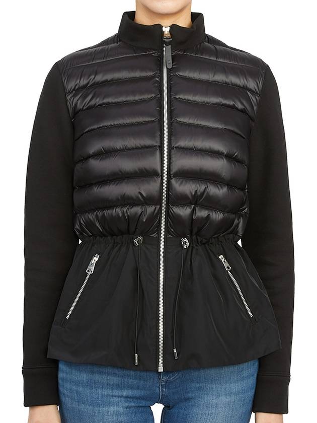 JOYCE Z BLACK Women s Hooded Padded Zip up Cardigan - MACKAGE - BALAAN 3