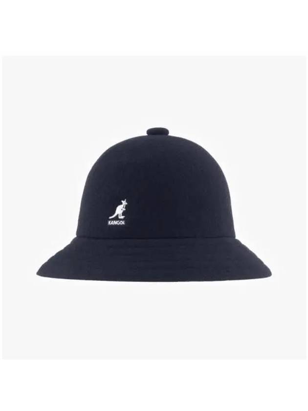 K3451 DK BLUE Casual Wool Bucket Hat - KANGOL - BALAAN 3