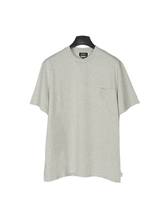 Johnny Organic Cotton Short Sleeve T-shirt White - A.P.C. - BALAAN 1