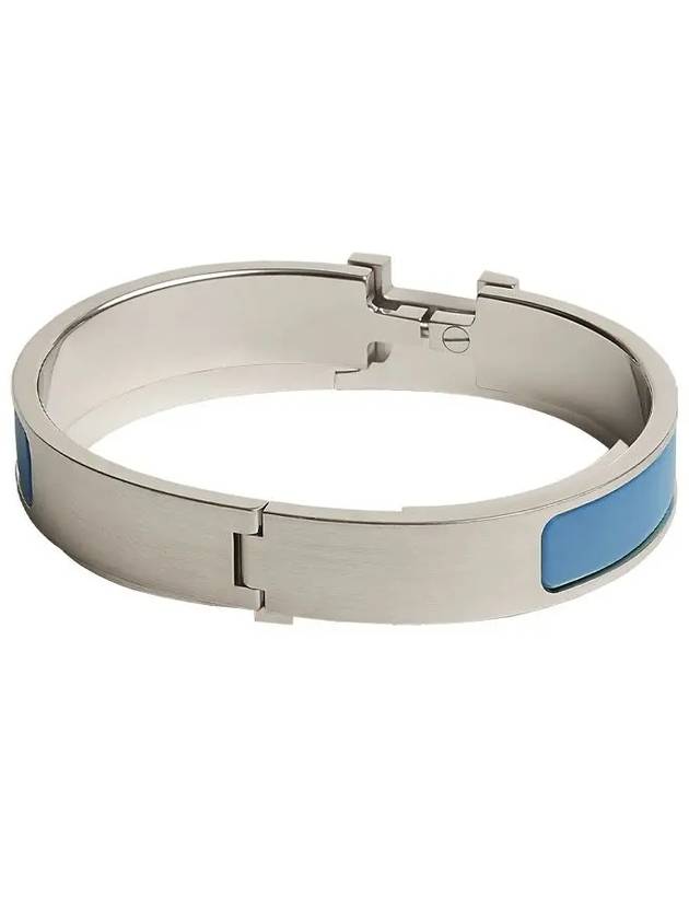 Click-Ache Bracelet Palladium Hardware Bleu de France Matte - HERMES - BALAAN 4