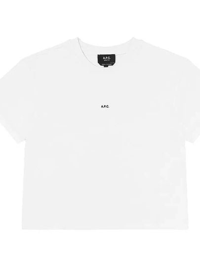 Boxy Micro Logo Short Sleeve T-Shirt White - A.P.C. - BALAAN 2