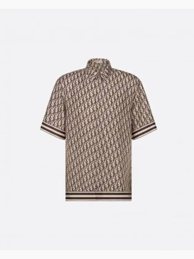 Christian Short Sleeve Shirt 193C545A4751 187 Beige - DIOR - BALAAN 2