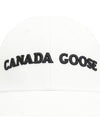 Embossed Logo Ball Cap White - CANADA GOOSE - BALAAN 7