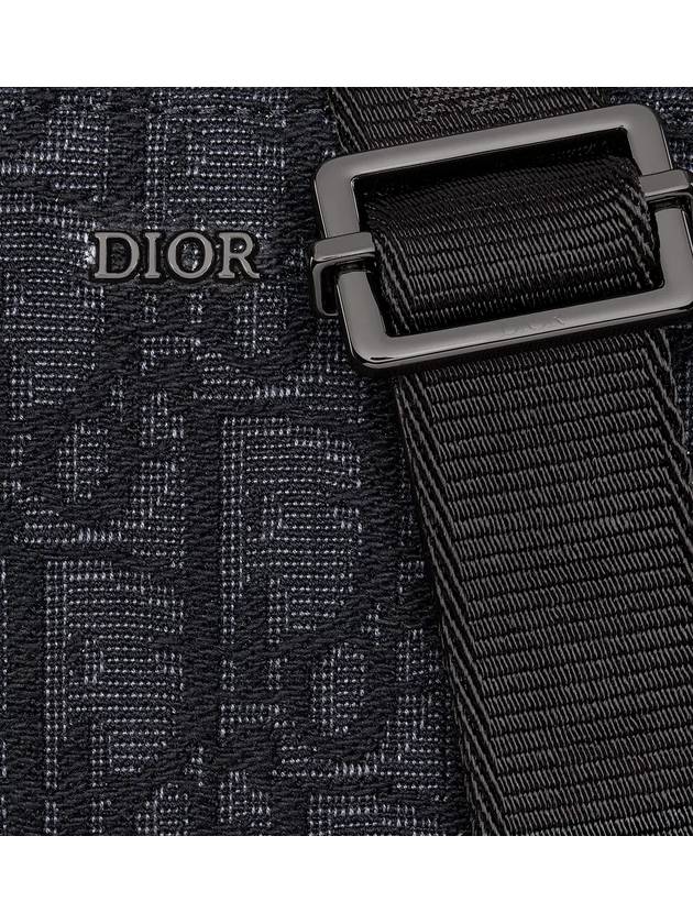 Oblique Strap Shoulder Bag Black - DIOR - BALAAN 7