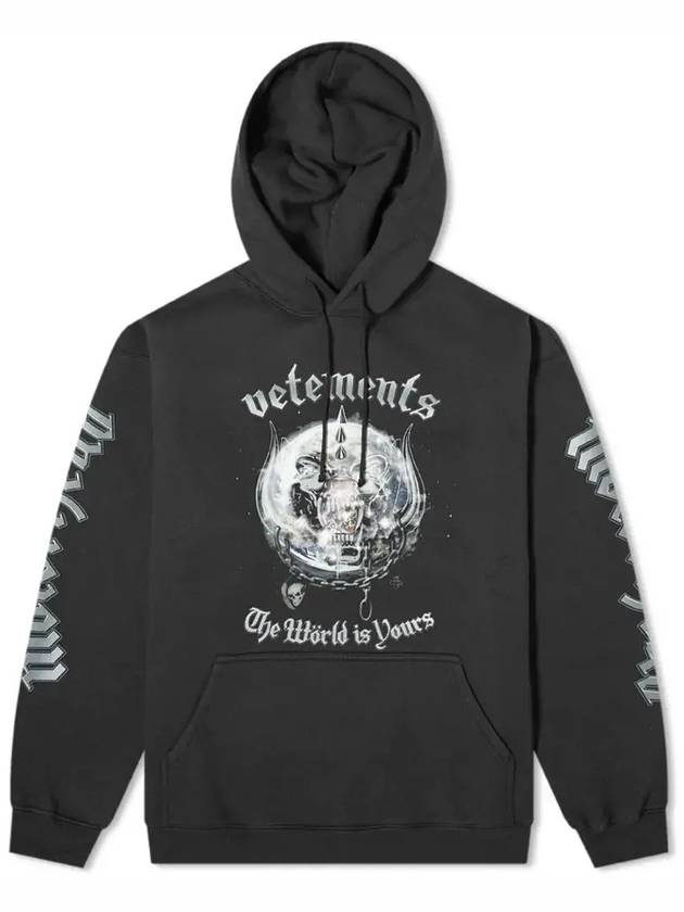 Motorhead Oversized Hoodie Black - VETEMENTS - BALAAN 2