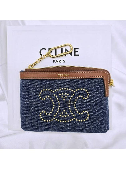 Card Wallet Triope Triomphe Coin Purse 10C662GB3 - CELINE - BALAAN 2