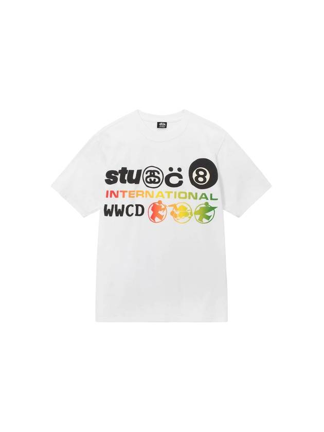 International Short Sleeve T-Shirt White - STUSSY - BALAAN 1