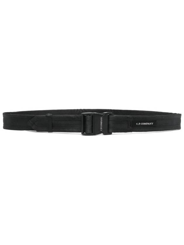 Herringbone Tape Belt Black - CP COMPANY - BALAAN 1