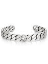 Wide Interlocking G Bracelet Silver - GUCCI - BALAAN 2