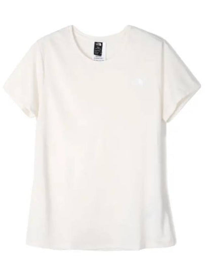 Women's Elevation Crew Neck Short Sleeve T-Shirt White - THE NORTH FACE - BALAAN 2