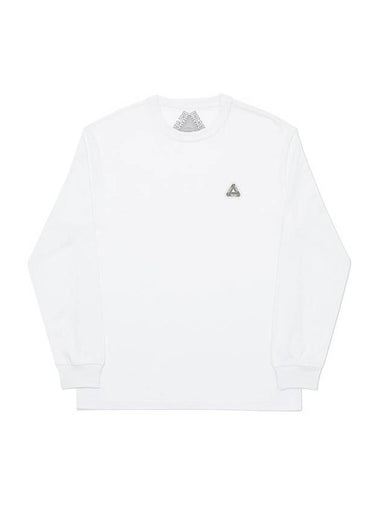 Sofa long sleeve tshirt white SOFAR LS tee - PALACE - BALAAN 1