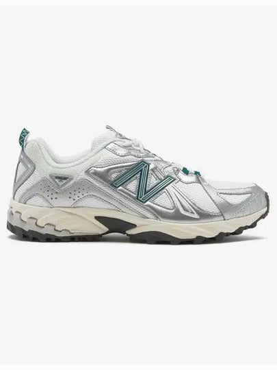 610 Low Top Sneakers Metallic Silver Green - NEW BALANCE - BALAAN 2