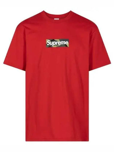 Box Logo Short Sleeve T-Shirt Red - SUPREME - BALAAN 1